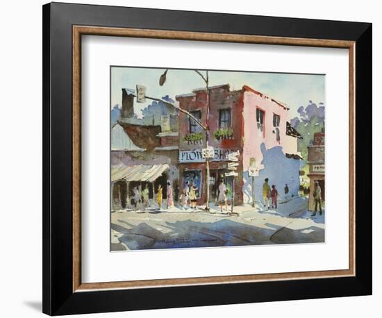Main Street-LaVere Hutchings-Framed Giclee Print
