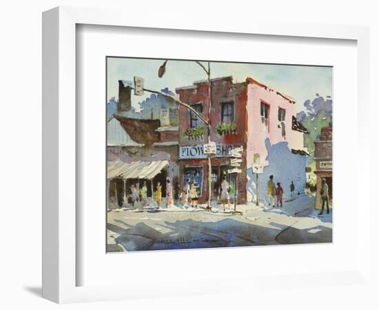 Main Street-LaVere Hutchings-Framed Giclee Print