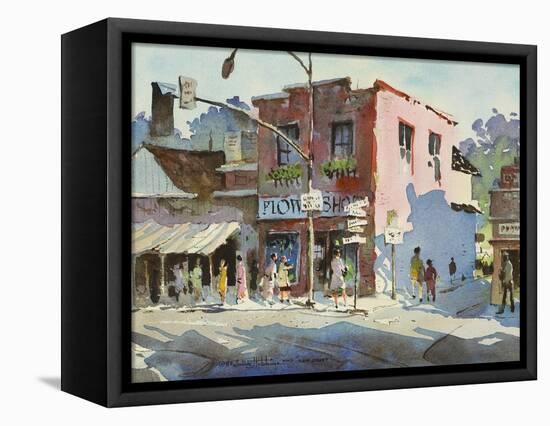 Main Street-LaVere Hutchings-Framed Premier Image Canvas