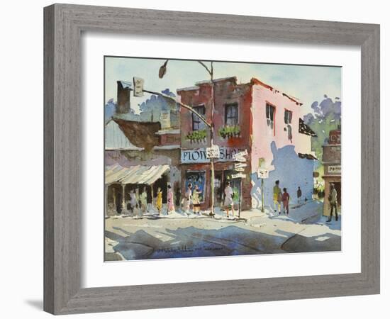 Main Street-LaVere Hutchings-Framed Giclee Print