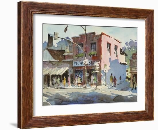 Main Street-LaVere Hutchings-Framed Giclee Print