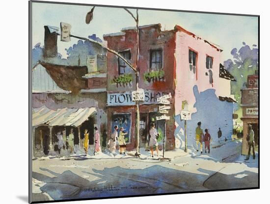 Main Street-LaVere Hutchings-Mounted Giclee Print