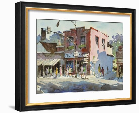 Main Street-LaVere Hutchings-Framed Giclee Print