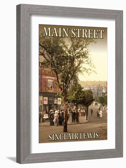 Main Street-Sinclair Lewis-Framed Art Print