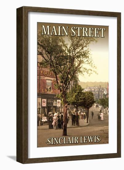 Main Street-Sinclair Lewis-Framed Art Print