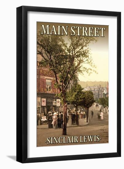 Main Street-Sinclair Lewis-Framed Art Print