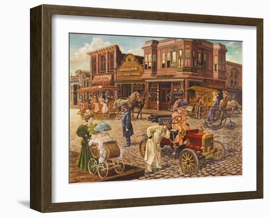 Main Street-Lee Dubin-Framed Giclee Print