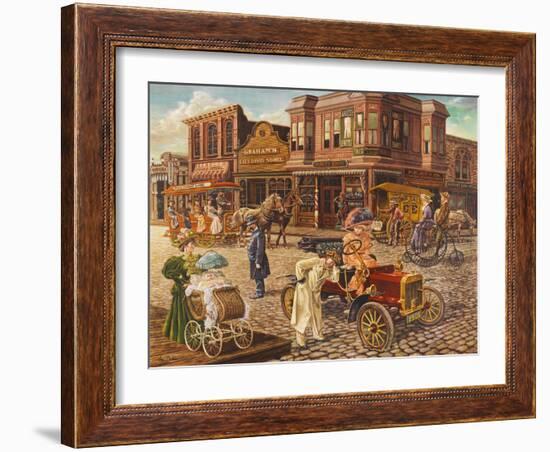 Main Street-Lee Dubin-Framed Giclee Print