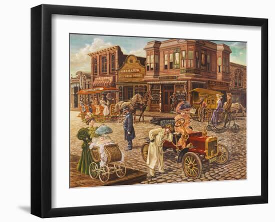 Main Street-Lee Dubin-Framed Giclee Print