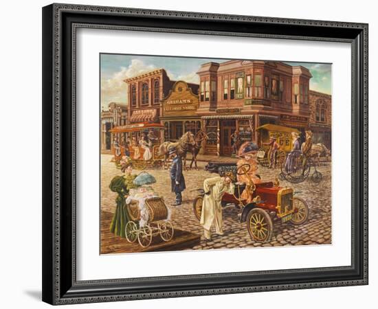 Main Street-Lee Dubin-Framed Giclee Print