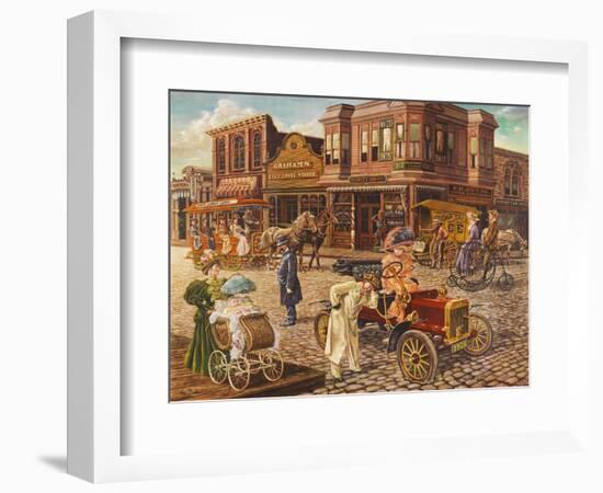 Main Street-Lee Dubin-Framed Giclee Print