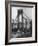 Main Towers and Cables of the George Washington Bridge under Construction-null-Framed Photographic Print