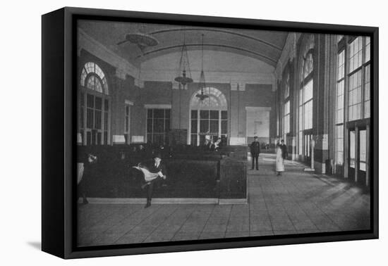 Main waiting room - Union Terminal Station, Dallas, Texas, 1922-null-Framed Premier Image Canvas