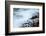 Maine, Acadia NP, Ocean Waves Breaking on Rocks Along Ocean Drive-Joanne Wells-Framed Photographic Print