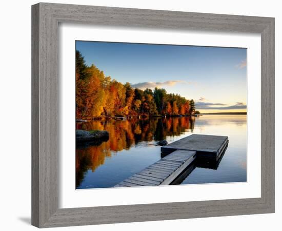 Maine, Baxter State Park, Lake Millinocket, USA-Alan Copson-Framed Photographic Print