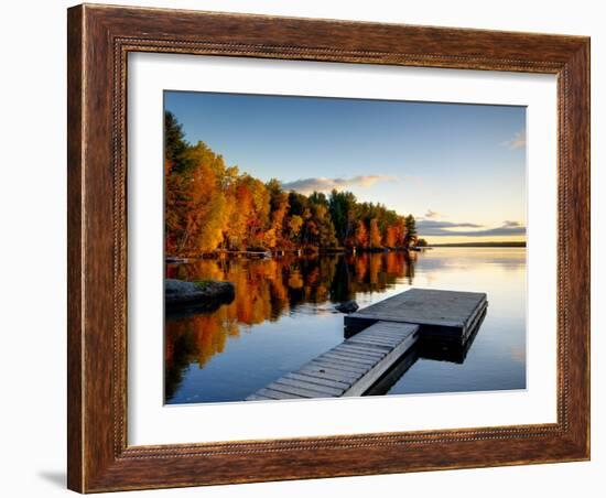 Maine, Baxter State Park, Lake Millinocket, USA-Alan Copson-Framed Photographic Print