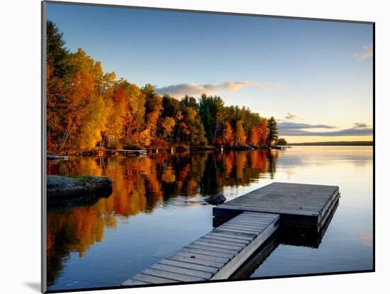 Maine, Baxter State Park, Lake Millinocket, USA-Alan Copson-Mounted Photographic Print