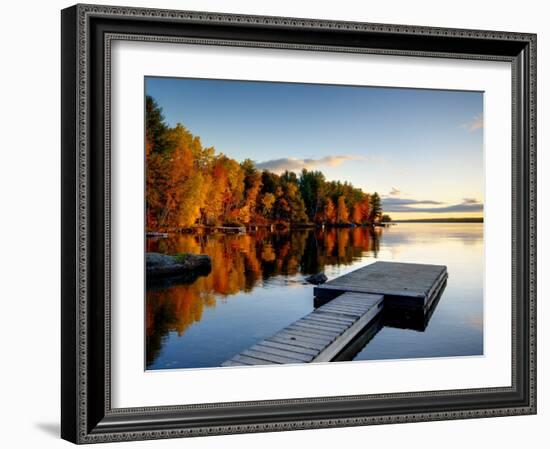 Maine, Baxter State Park, Lake Millinocket, USA-Alan Copson-Framed Photographic Print