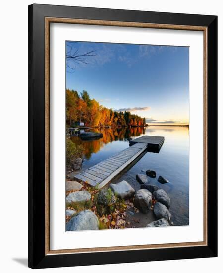 Maine, Baxter State Park, Lake Millinocket, USA-Alan Copson-Framed Photographic Print