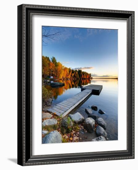 Maine, Baxter State Park, Lake Millinocket, USA-Alan Copson-Framed Photographic Print