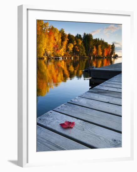 Maine, Baxter State Park, Lake Millinocket, USA-Alan Copson-Framed Photographic Print