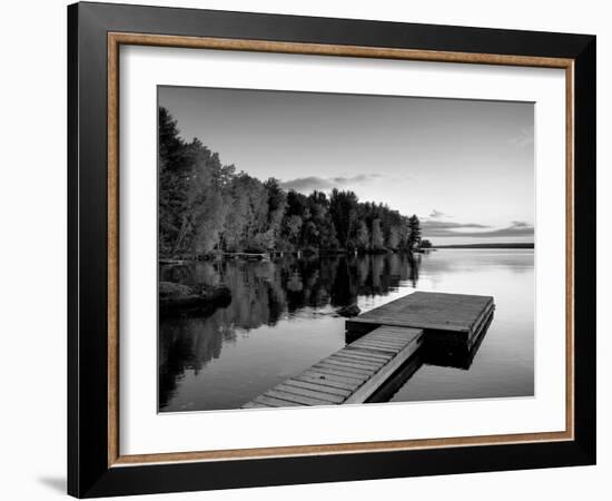 Maine, Baxter State Park, Lake Millinocket, USA-Alan Copson-Framed Photographic Print