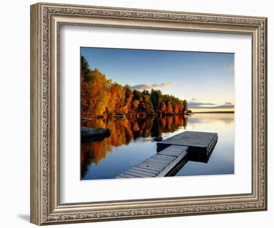 Maine, Baxter State Park, Lake Millinocket, USA-Alan Copson-Framed Photographic Print