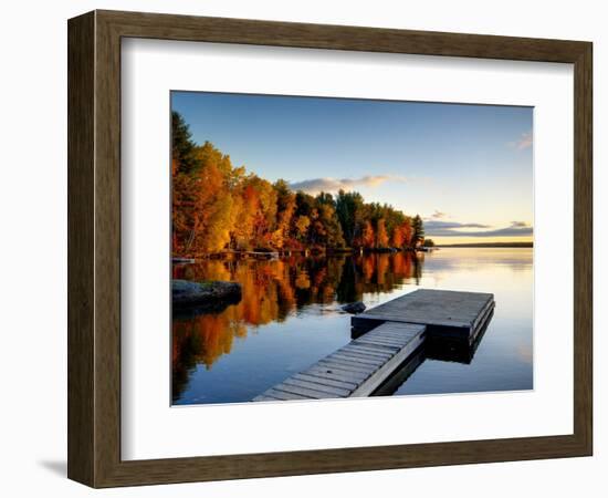 Maine, Baxter State Park, Lake Millinocket, USA-Alan Copson-Framed Photographic Print