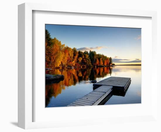 Maine, Baxter State Park, Lake Millinocket, USA-Alan Copson-Framed Photographic Print