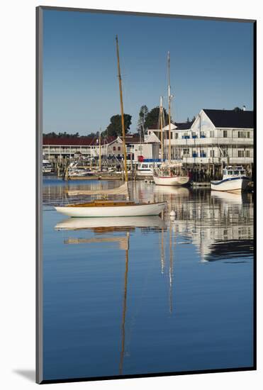 Maine, Boothbay Harbor, Harbor View-Walter Bibikow-Mounted Photographic Print