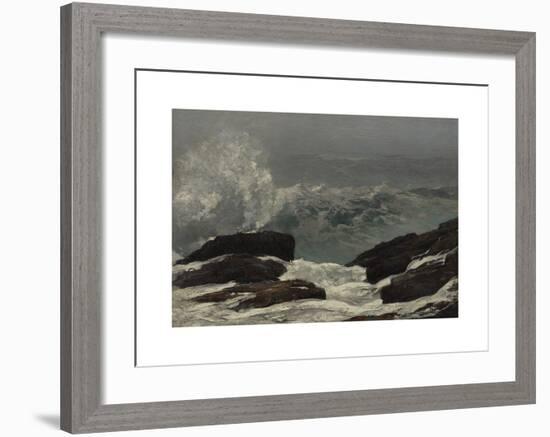 Maine Coast-Winslow Homer-Framed Premium Giclee Print