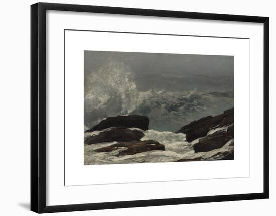 Maine Coast-Winslow Homer-Framed Premium Giclee Print