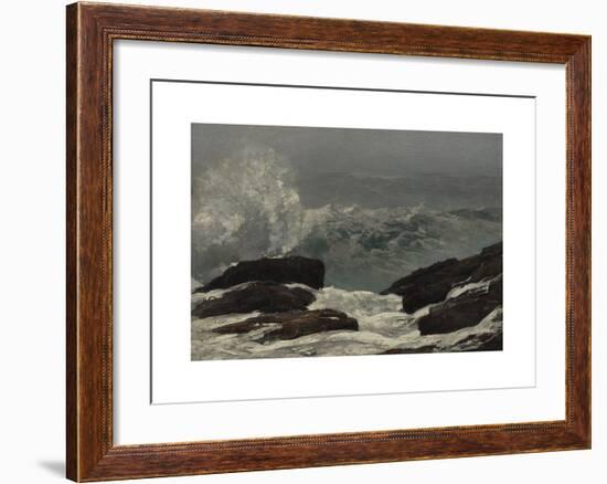 Maine Coast-Winslow Homer-Framed Premium Giclee Print