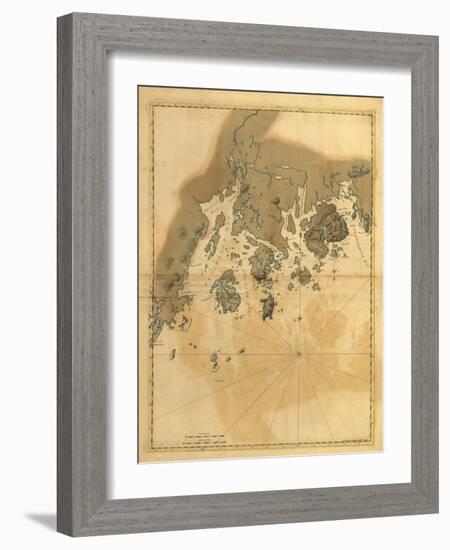 Maine Coast-Dan Sproul-Framed Art Print