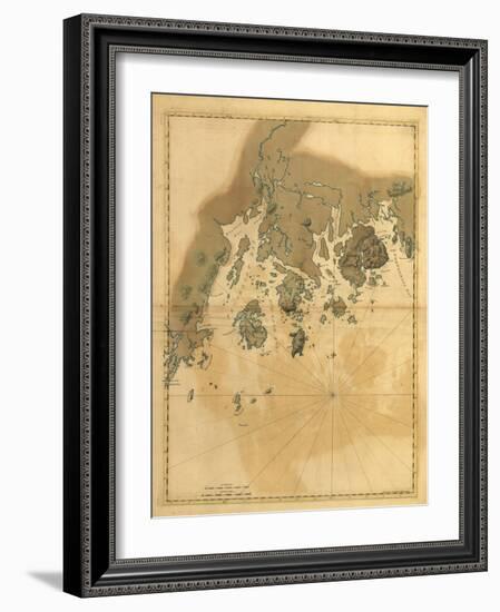 Maine Coast-Dan Sproul-Framed Art Print