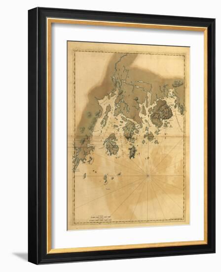 Maine Coast-Dan Sproul-Framed Art Print