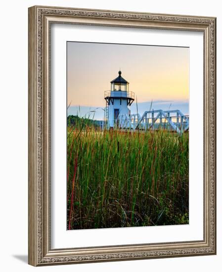 Maine, Doubling Point Lighthouse, USA-Alan Copson-Framed Photographic Print