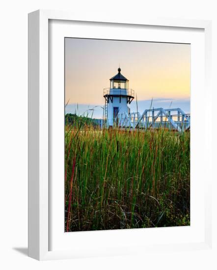 Maine, Doubling Point Lighthouse, USA-Alan Copson-Framed Photographic Print