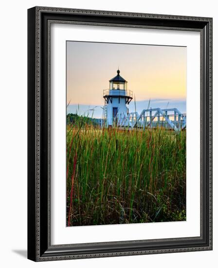 Maine, Doubling Point Lighthouse, USA-Alan Copson-Framed Photographic Print