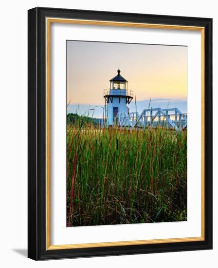 Maine, Doubling Point Lighthouse, USA-Alan Copson-Framed Photographic Print