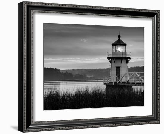 Maine, Doubling Point Lighthouse, USA-Alan Copson-Framed Photographic Print