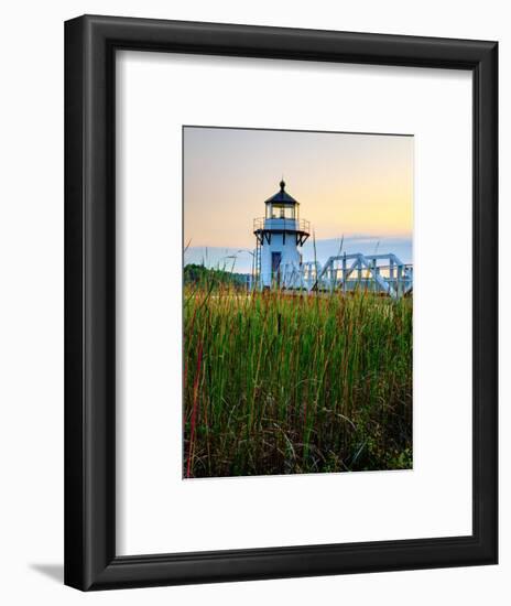 Maine, Doubling Point Lighthouse, USA-Alan Copson-Framed Photographic Print