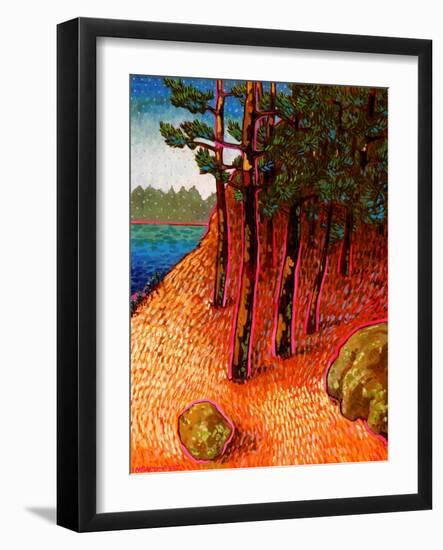 Maine Hillside-John Newcomb-Framed Giclee Print