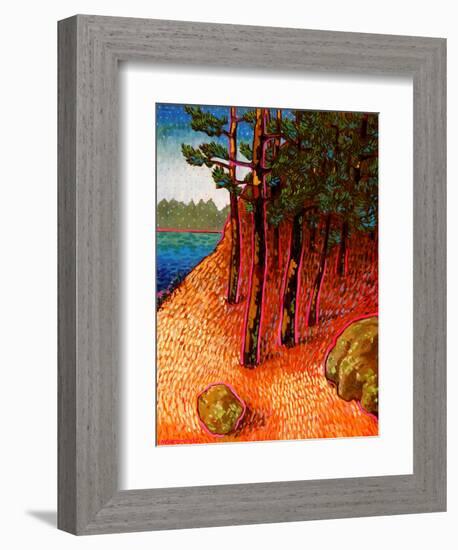 Maine Hillside-John Newcomb-Framed Giclee Print