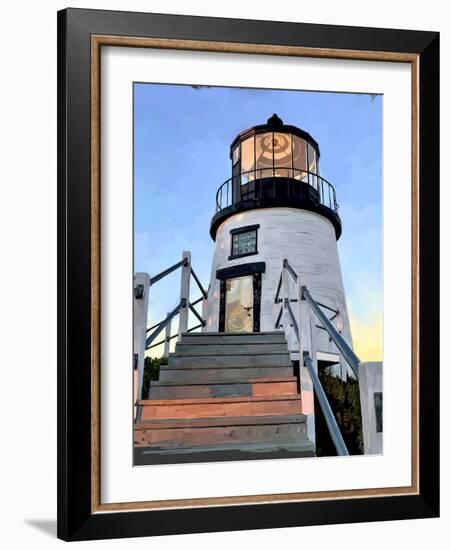 Maine Lighthouses I-Emily Kalina-Framed Art Print