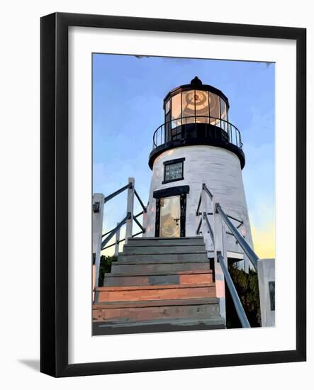 Maine Lighthouses I-Emily Kalina-Framed Art Print