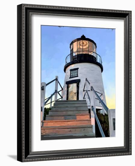 Maine Lighthouses I-Emily Kalina-Framed Art Print