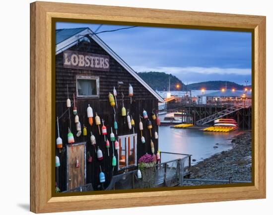 Maine, Mount Desert Island, Bar Harbor, USA-Alan Copson-Framed Premier Image Canvas