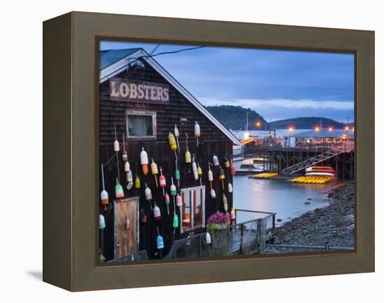 Maine, Mount Desert Island, Bar Harbor, USA-Alan Copson-Framed Premier Image Canvas