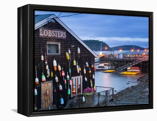 Maine, Mount Desert Island, Bar Harbor, USA-Alan Copson-Framed Premier Image Canvas